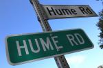 Hume Rd sign