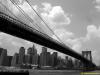Brooklyn Bridge BW (clouds look better)